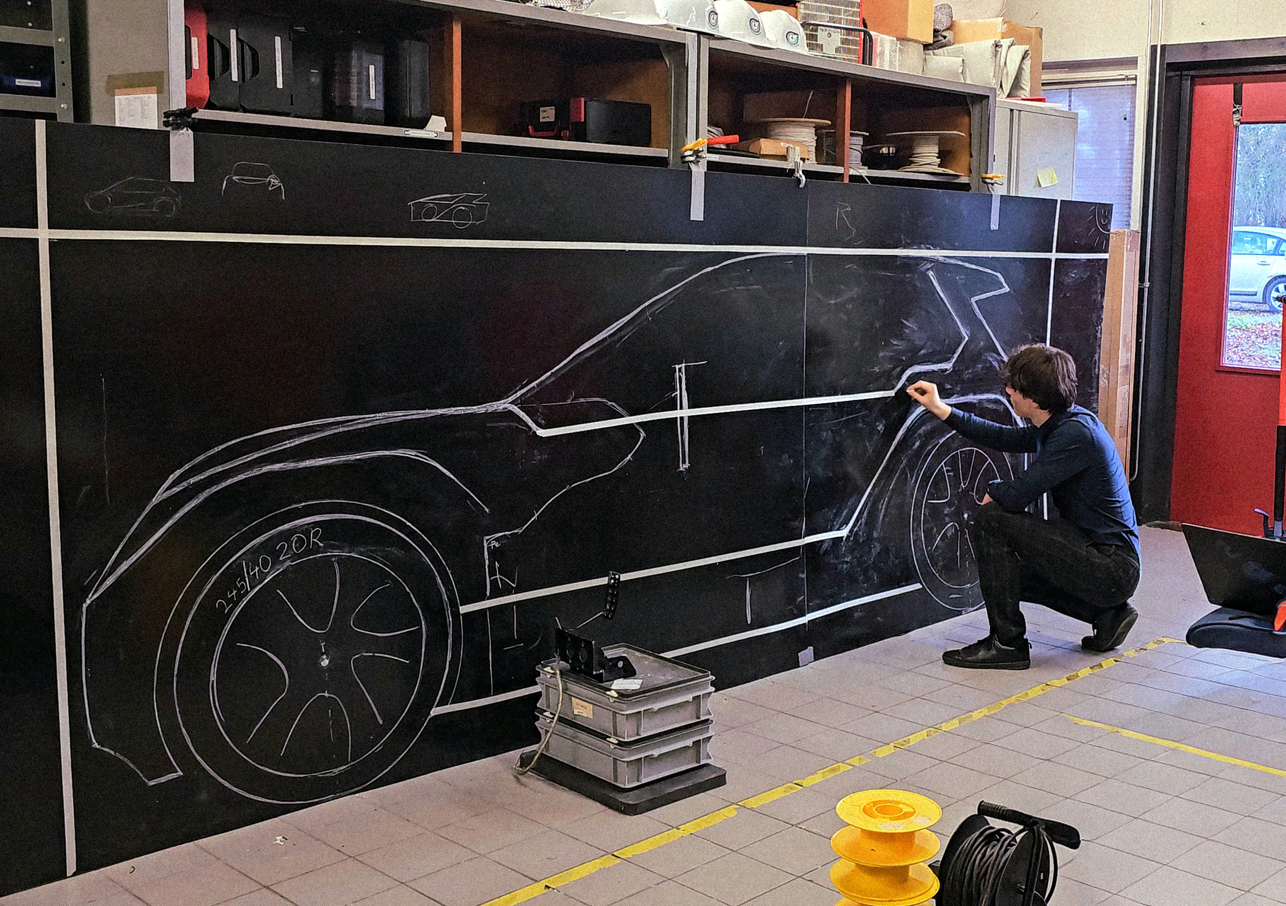 ARIA Full scale blackboard sketch