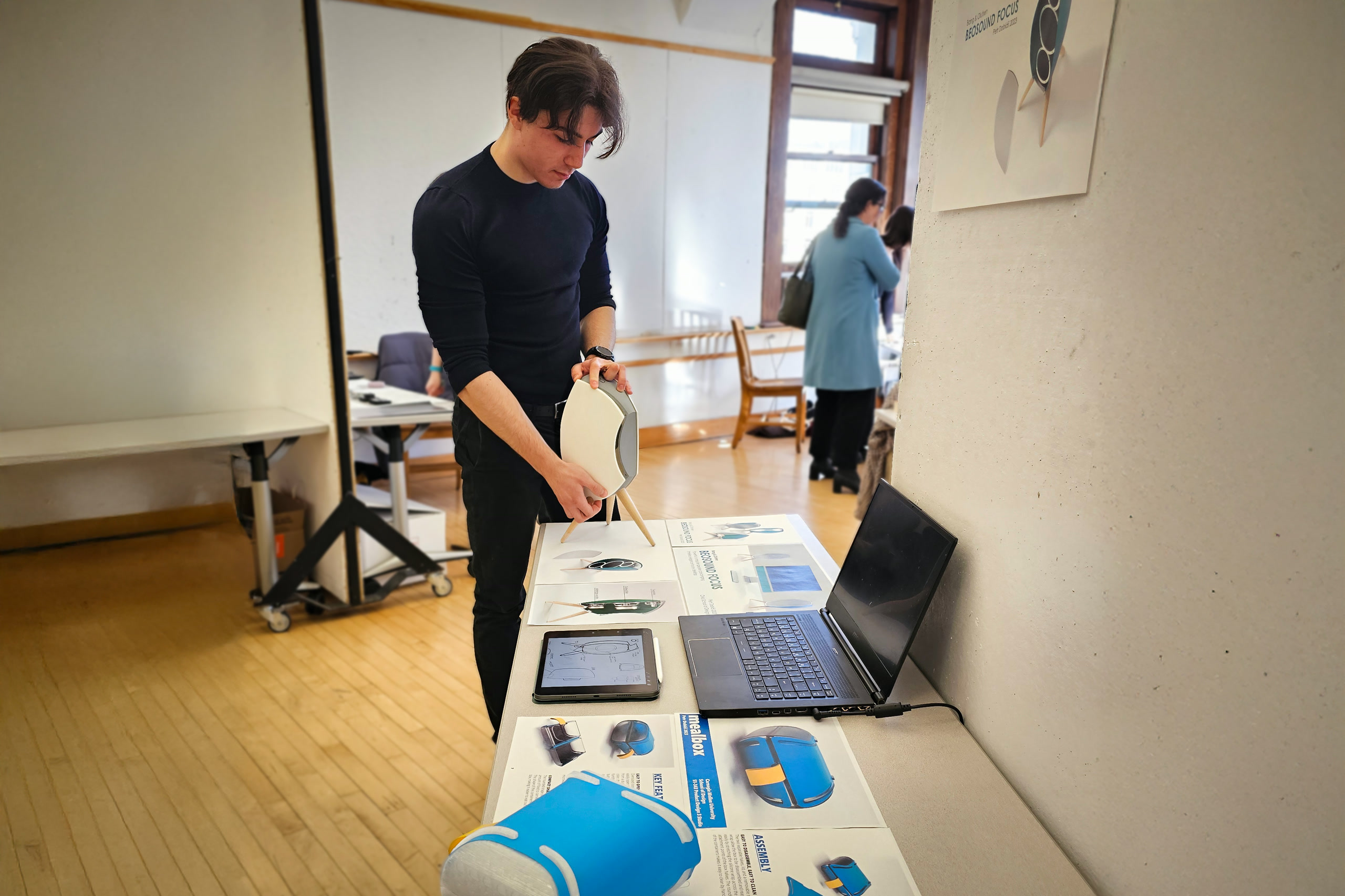 Petr presenting the Beosound Focus
