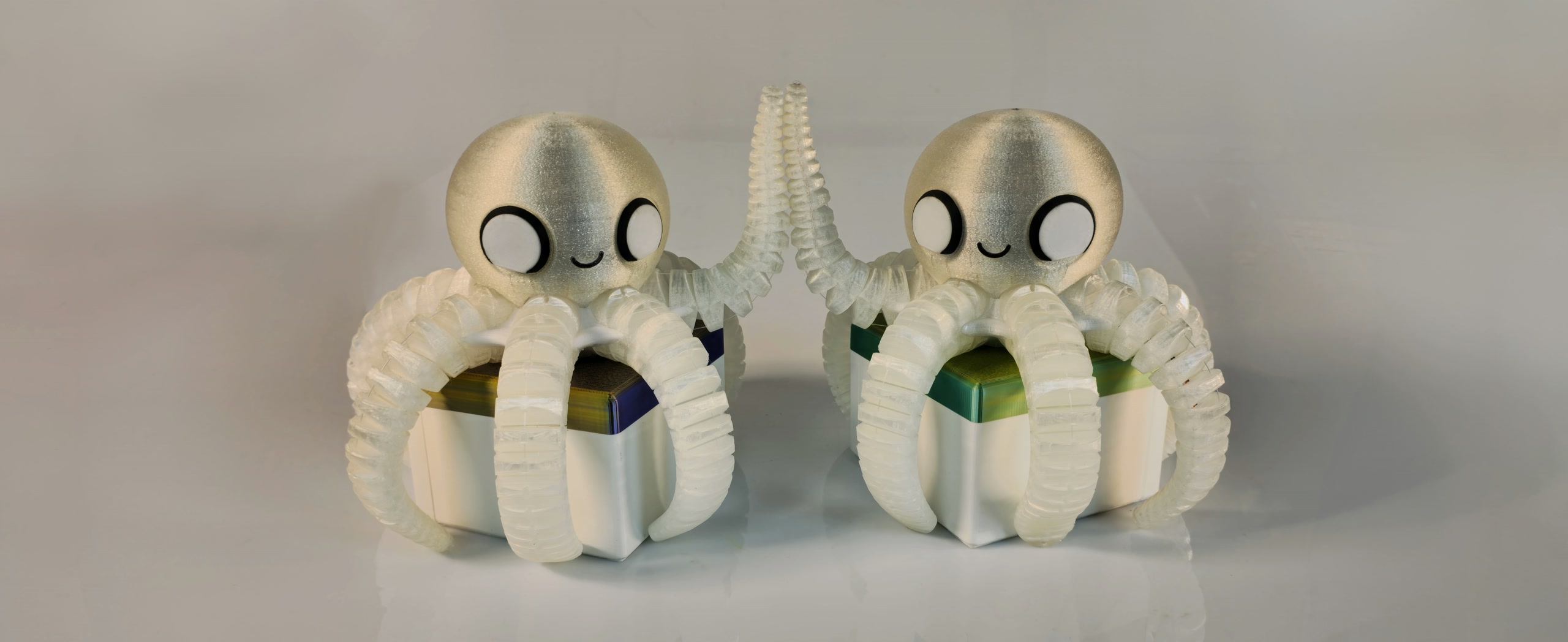 Octoping pair, cinematic wide shot